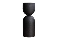 SANDGLASS XL 70cm Moderne Vase Eisen handmade beidseitig nutzbar