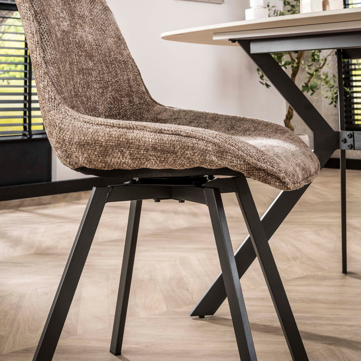 Stuhl Swivel drehbar 4-er Pack