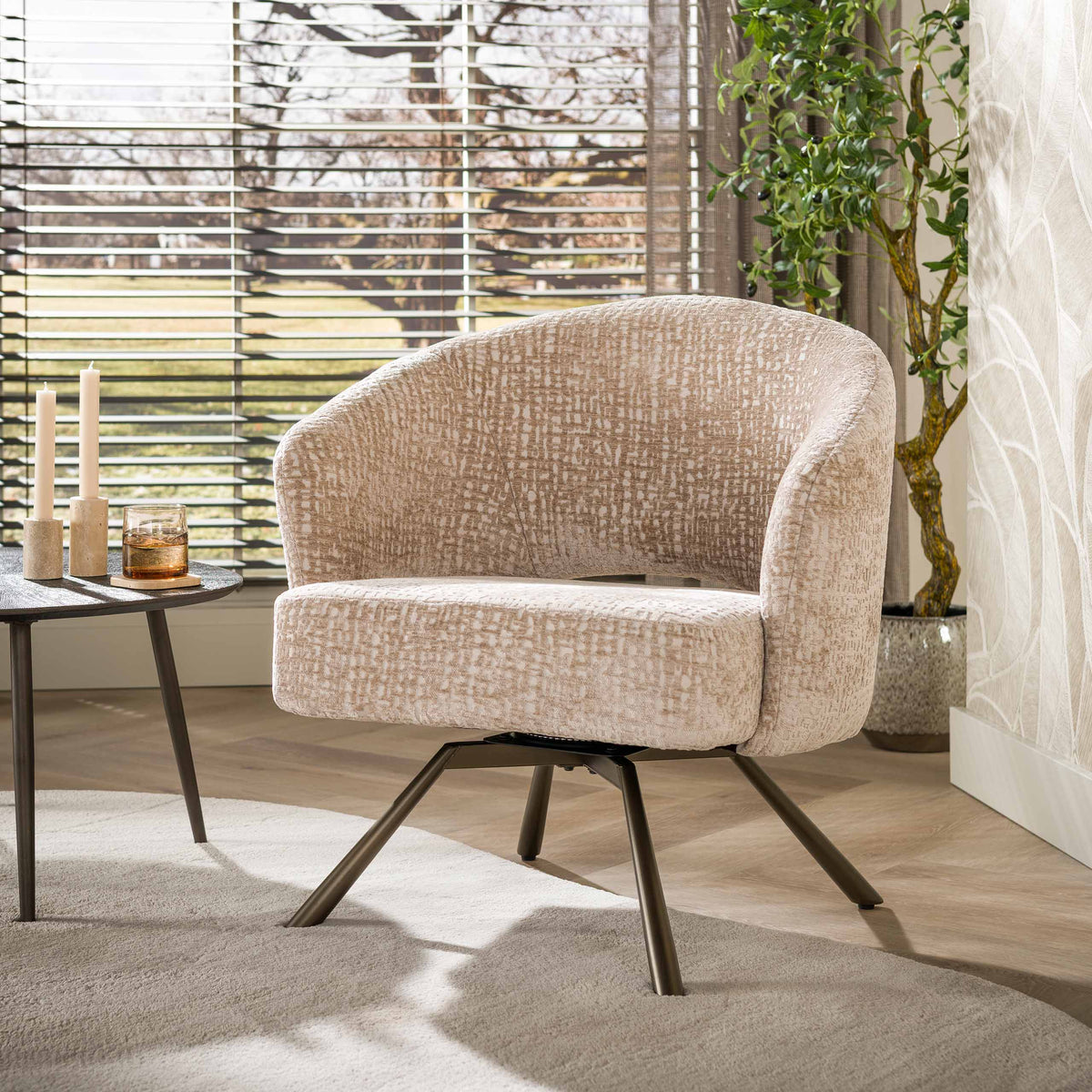 Sessel Salon Cross drehbar