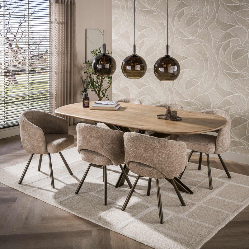 Armstuhl Salon Cross drehbar 2-er Pack