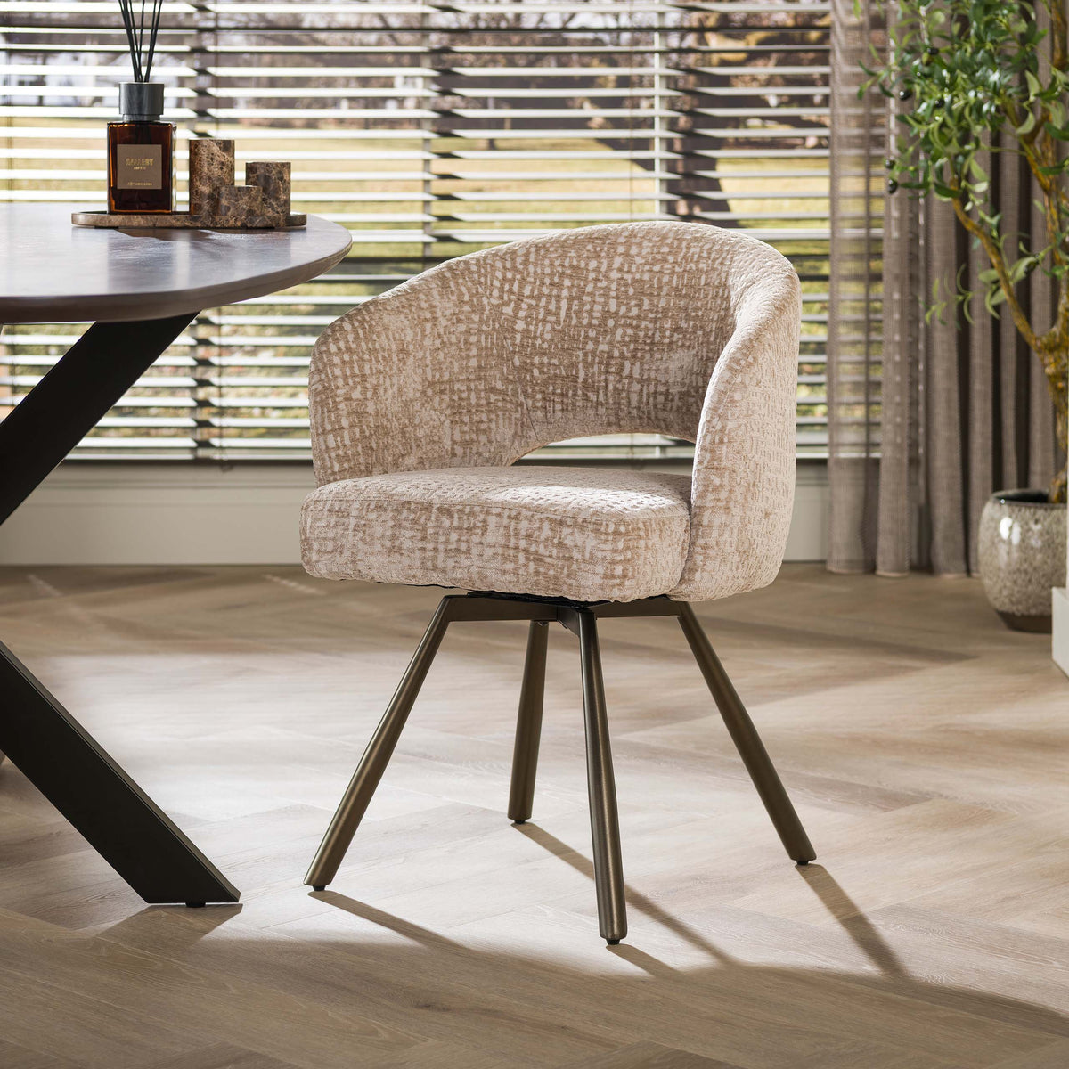 Armstuhl Salon Cross drehbar 2-er Pack