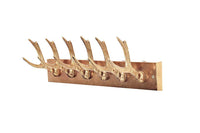 DEER Dekorative Wandgarderobe 50cm gold Metall Hirschgeweih Kleiderhaken