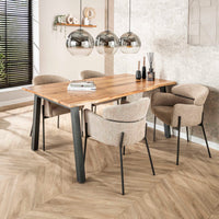 Armlehnstuhl Curva 2er Set