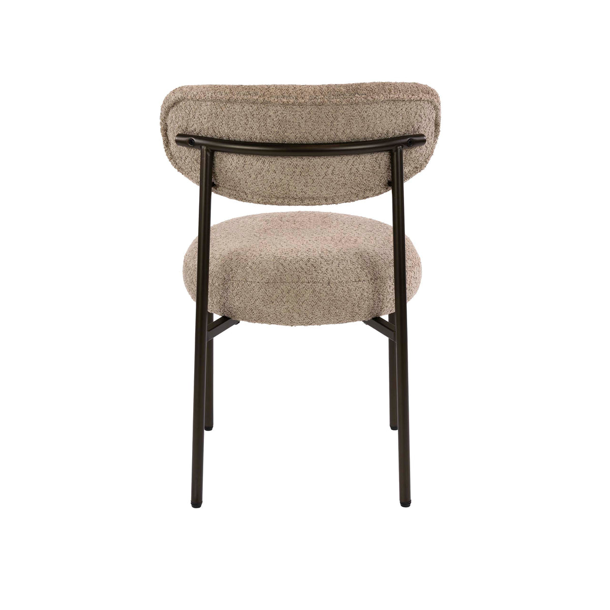 ROUND Stuhl  2-er Pack / Braun Sand