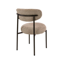 ROUND Stuhl  2-er Pack / Braun Sand