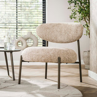 ROUND Sessel / Cargo braun/ Cargo sand