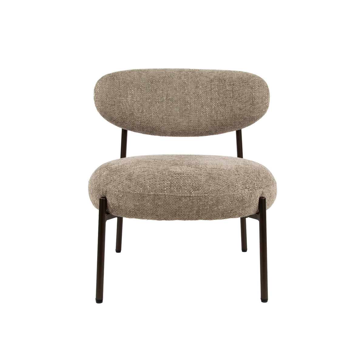 ROUND Sessel / Cargo braun/ Cargo sand