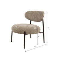 ROUND Sessel / Cargo braun/ Cargo sand