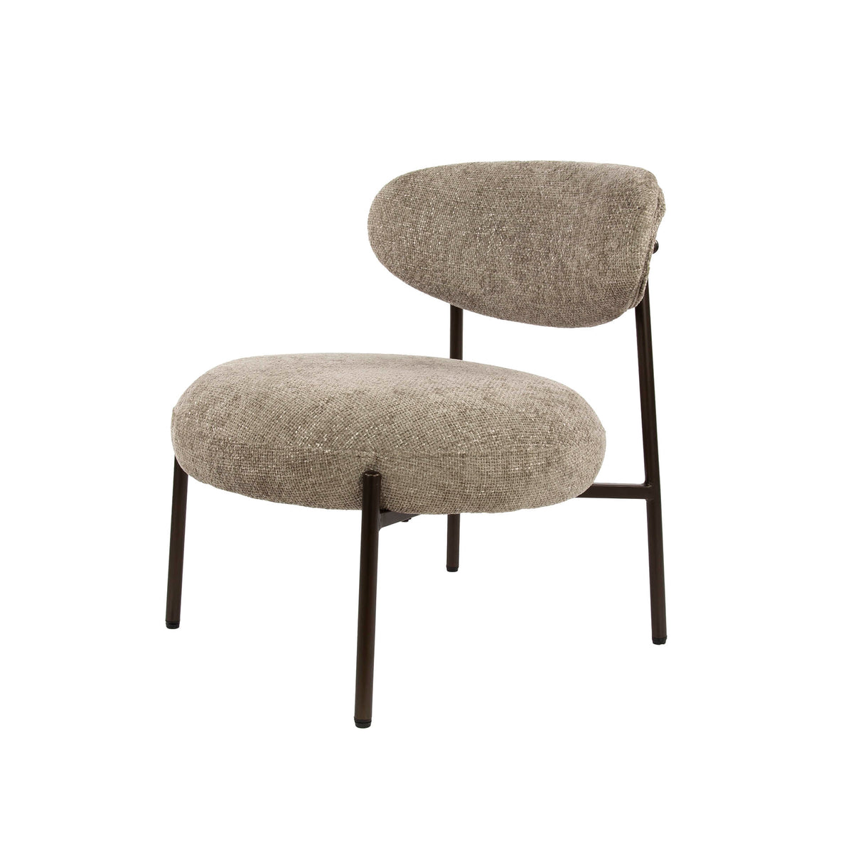 ROUND Sessel / Cargo braun/ Cargo sand