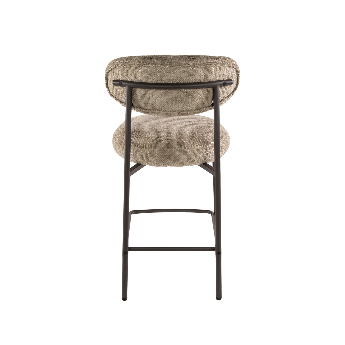 ROUND Barstuhl  2-er Pack/ Cargo sand