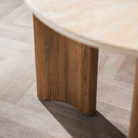 Esstisch Romano Curvo 180cm / Keramik travertin