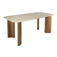 Esstisch Romano Curvo 180cm / Keramik travertin