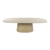 Couchtisch Centro 135cm / 3D Keramik travertin