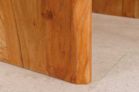 TRIBAL Massives Sideboard 180cm antik braun Mangoholz 3D-Front viel Stauraum