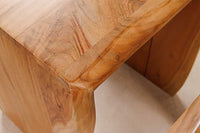 TRIBAL Massives Sideboard 180cm antik braun Mangoholz 3D-Front viel Stauraum