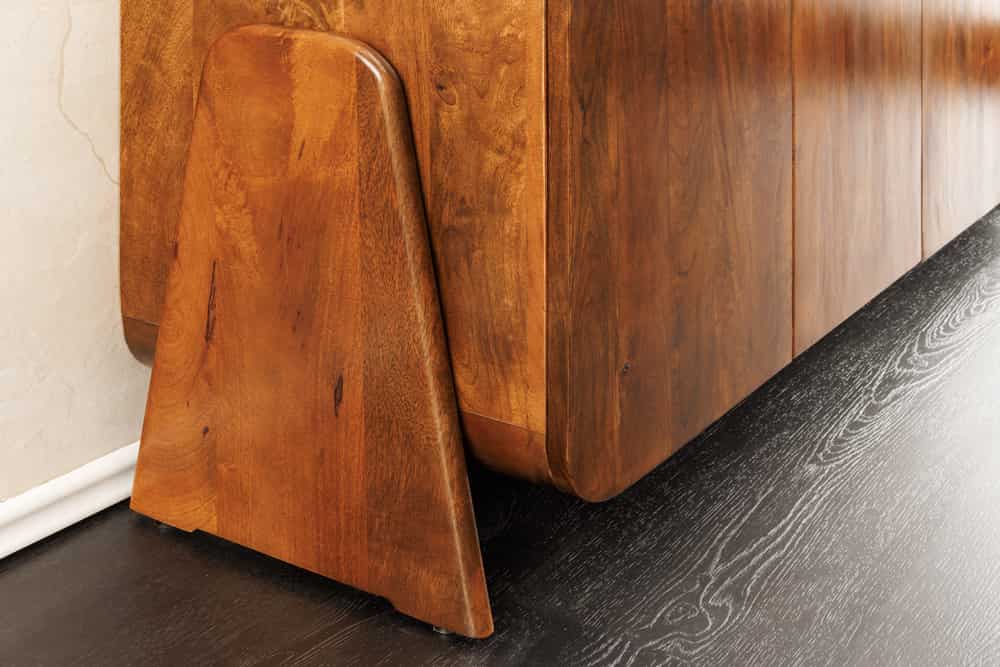 MAKASSAR Solid TV board 130cm Sheesham lowboard two drawers