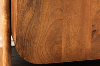 BRASIL Massives TV-Board 160cm braun Mangoholz drei Fächer Lowboard