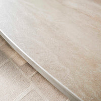 ROMANO Arch Couchtisch  135cm / 3D Keramik travertin