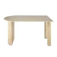 ROMANO ARCH Esstisch 1-side 140cm beige Keramik  Travertinoptik