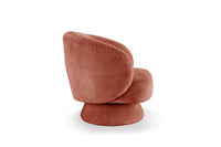 BOSSA NOVA Drehbarer Design Sessel 80cm Bouclé