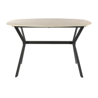 DURA STEEL Industrial console table 100cm black with two shelves