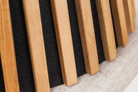 Runder Couchtisch VALHALLA WOOD natur Eichenholz Säulenfuß