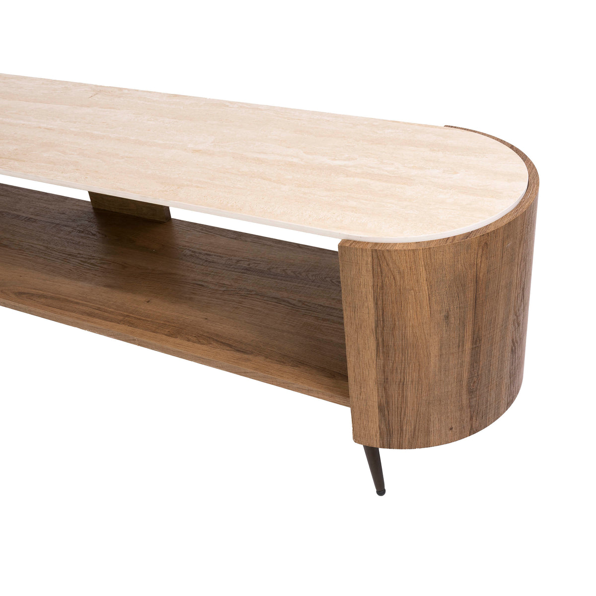 WAVE Design TV Board 160cm black mango solid wood