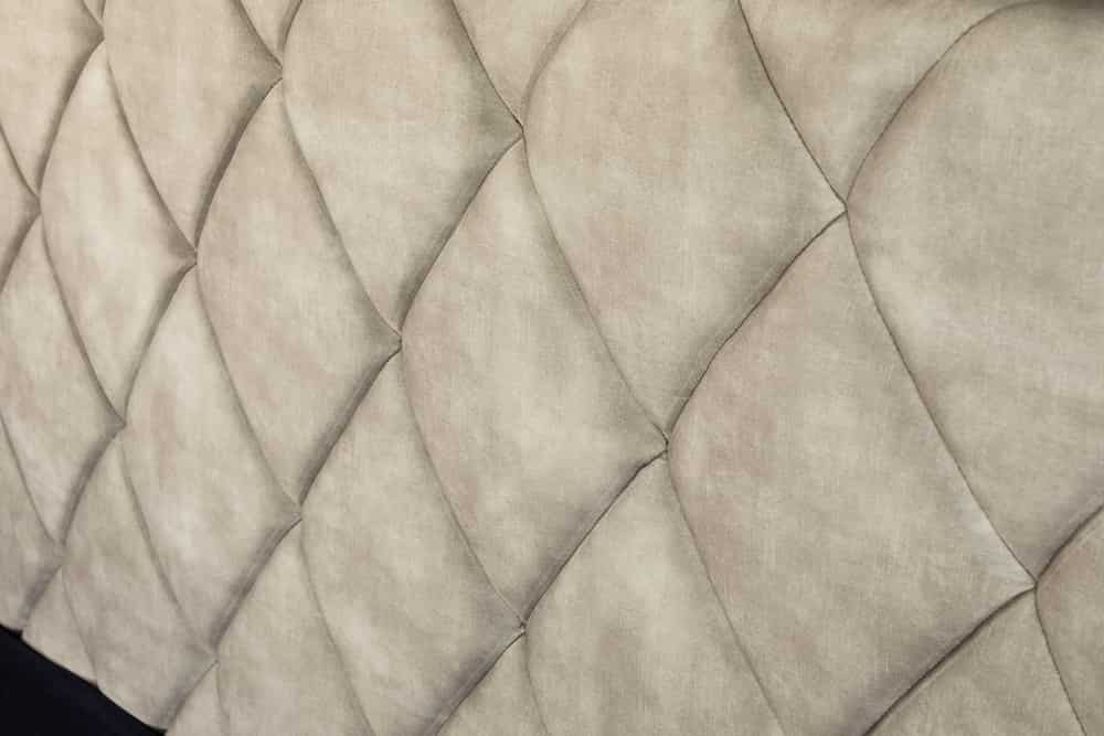 ELYSIUM Design Boxbett 180x200cm Doppelbett Champagner Beige Samt mit Stauraum