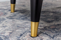 DON Retro Design Sessel mit Federkern Fußkappen Bouclé weiß