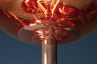 LIQUID DIAMOND Design Stehlampe 170cm Glas Stahl sieben Schirme Kugelleuchte