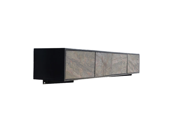 WAVE Design TV Board 160cm black mango solid wood