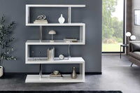 SNAKE Design shelf 165cm oak look bookcase with five shelves
