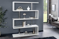 SNAKE Design shelf 165cm oak look bookcase with five shelves