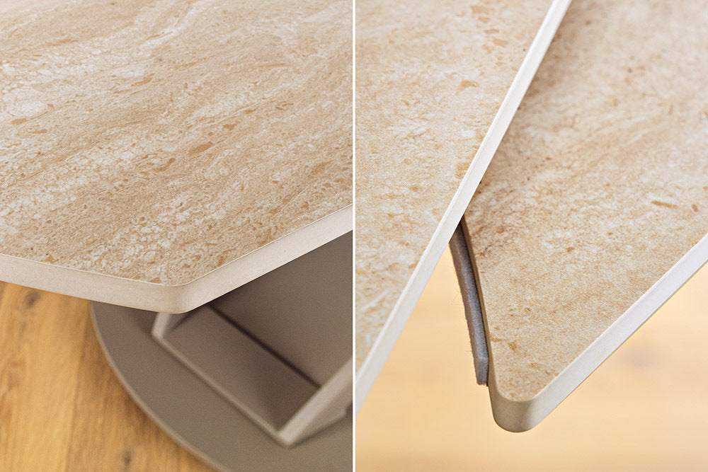 INCEPTION extendable dining table 130-190cm ceramic made in Italy