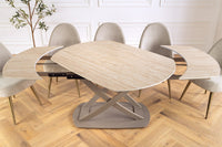 INCEPTION extendable dining table 130-190cm ceramic made in Italy