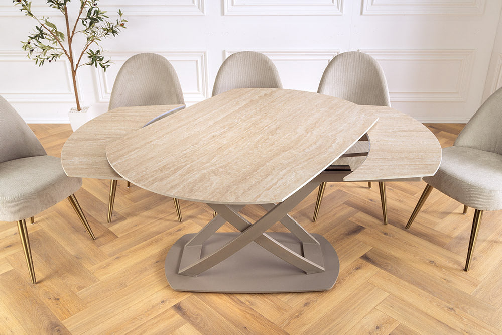 INCEPTION extendable dining table 130-190cm ceramic made in Italy
