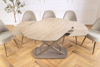 INCEPTION extendable dining table 130-190cm ceramic made in Italy