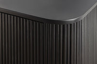 GATSBY Design Sideboard 160cm schwarz gold Mangoholz Retro