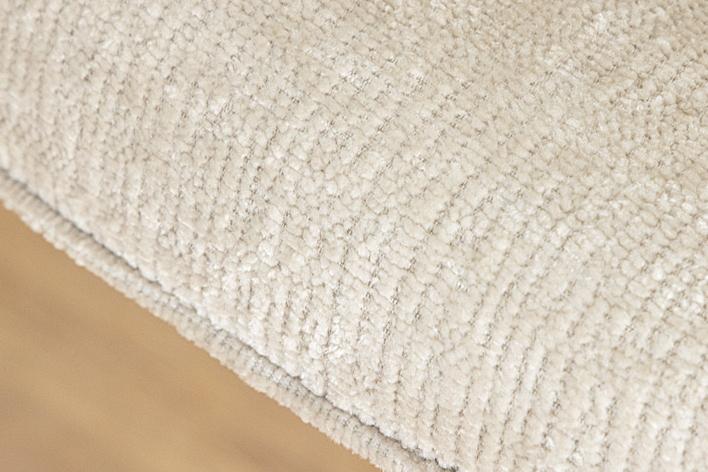 AVIGNON Drehbarer Retro Stuhl Chenille Metallbeine