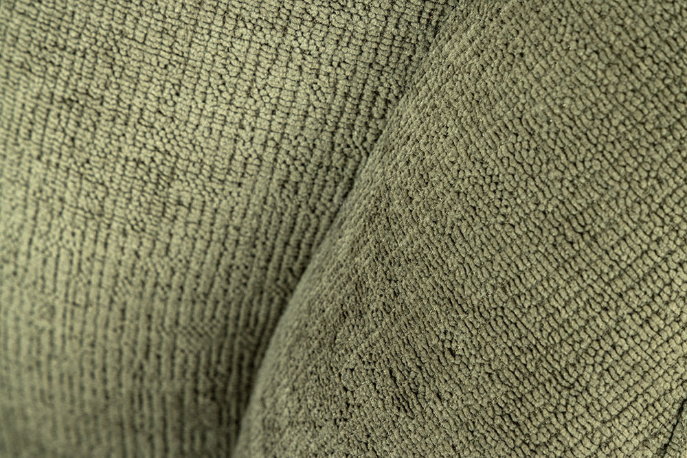 AVIGNON Drehbarer Retro Stuhl Chenille Metallbeine