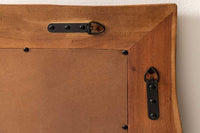 MAMMUT Massiver Spiegel 160cm braun Akazienholz Baumkante Wandspiegel