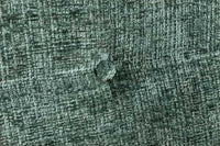 Design Sessel SCANDINAVIA Chenille Cremona schwarz Metall mit Armlehne