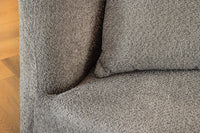 ATELIER Modernes Sofa 230cm Bouclé 3-Sitzer Couch inkl. Kissen