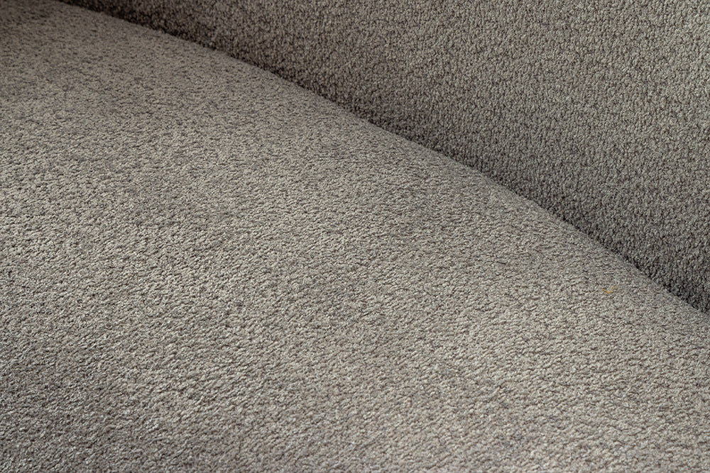ATELIER Modernes Sofa 230cm Bouclé 3-Sitzer Couch inkl. Kissen