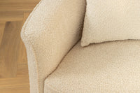 ATELIER L Modernes Sofa 330cm Bouclé XXL-Couch inkl. Kissen