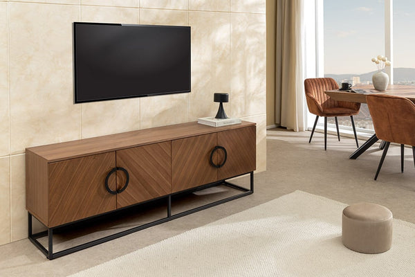 ORGANIC LIVING Solid sideboard 175cm mango wood organic design 