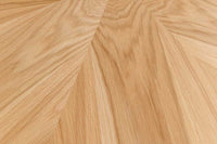 ATELIER Runder Esstisch 120cm natur Eichenholz Metallfuß