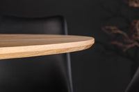 ATELIER Runder Esstisch 120cm natur Eichenholz Metallfuß