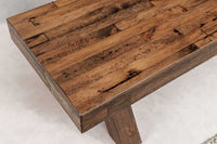 GOLIATH Industrial Bank  180cm natur Pinienholz X-Gestell schwarz Metall