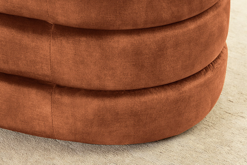 VOGUE Extravagante Polsterbank 115cm Sitzbank mit Stauraum